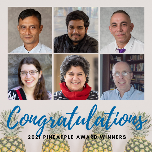 PCEC Faculty, Staff, and Student Honored with Pineapple Awards